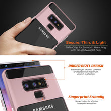 Load image into Gallery viewer, Galaxy Note 9 Lucid 3.0 PunkCase Armor Cover w/Integrated Kickstand and Screen Protector [Rose Gold]
