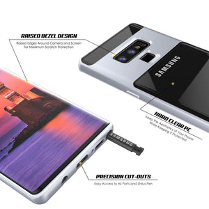 Galaxy Note 9 Lucid 3.0 PunkCase Armor Cover w/Integrated Kickstand and Screen Protector [Silver]