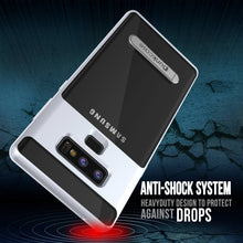 Load image into Gallery viewer, Galaxy Note 9 Lucid 3.0 PunkCase Armor Cover w/Integrated Kickstand and Screen Protector [Silver]

