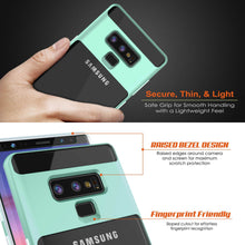 Load image into Gallery viewer, Galaxy Note 9 Lucid 3.0 PunkCase Armor Cover w/Integrated Kickstand and Screen Protector [Teal]
