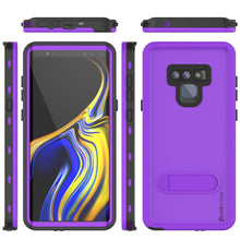 Load image into Gallery viewer, PunkCase Galaxy Note 9 Waterproof Case, [KickStud Series] Armor Cover [Purple]
