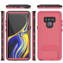 Load image into Gallery viewer, PunkCase Galaxy Note 9 Waterproof Case, [KickStud Series] Armor Cover [Pink]
