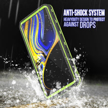 Load image into Gallery viewer, PunkCase Galaxy Note 9 Waterproof Case, [KickStud Series] Armor Cover [Light-Green]
