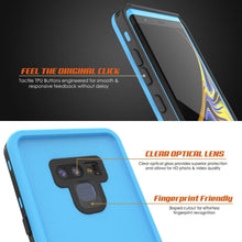 Load image into Gallery viewer, PunkCase Galaxy Note 9 Waterproof Case, [KickStud Series] Armor Cover [Light-Blue]
