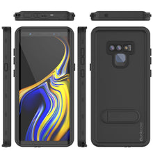 Load image into Gallery viewer, PunkCase Galaxy Note 9 Waterproof Case, [KickStud Series] Armor Cover [Black]
