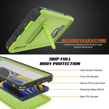 Load image into Gallery viewer, PunkCase Galaxy Note 9 Waterproof Case, [KickStud Series] Armor Cover [Light-Green]
