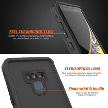 Load image into Gallery viewer, PunkCase Galaxy Note 9 Waterproof Case, [KickStud Series] Armor Cover [Black]
