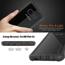 Load image into Gallery viewer, PunkCase Galaxy S10 Lite Case, [Spartan Series] Clear Rugged Heavy Duty Cover W/Built in Screen Protector [Black]
