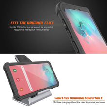 Load image into Gallery viewer, PunkCase Galaxy S10 Lite Case, [Spartan Series] Clear Rugged Heavy Duty Cover W/Built in Screen Protector [Black]
