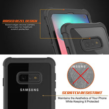 Load image into Gallery viewer, PunkCase Galaxy S10 Lite Case, [Spartan Series] Clear Rugged Heavy Duty Cover W/Built in Screen Protector [Black]
