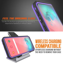Load image into Gallery viewer, Galaxy S10+ Plus Waterproof Case, Punkcase [KickStud Series] Armor Cover [Purple]
