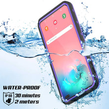 Load image into Gallery viewer, Galaxy S10+ Plus Waterproof Case, Punkcase [KickStud Series] Armor Cover [Purple]
