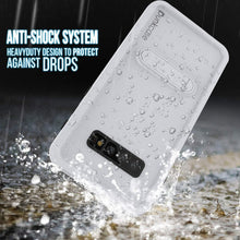 Load image into Gallery viewer, Galaxy S10 Waterproof Case, Punkcase [KickStud Series] Armor Cover [White]
