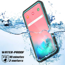 Load image into Gallery viewer, Galaxy S10 Waterproof Case, Punkcase [KickStud Series] Armor Cover [Teal]
