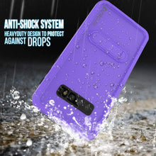 Load image into Gallery viewer, Galaxy S10 Waterproof Case, Punkcase [KickStud Series] Armor Cover [Purple]
