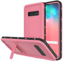 Load image into Gallery viewer, Galaxy S10 Waterproof Case, Punkcase [KickStud Series] Armor Cover [Pink]
