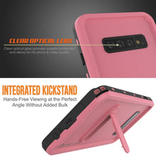 Load image into Gallery viewer, Galaxy S10 Waterproof Case, Punkcase [KickStud Series] Armor Cover [Pink]
