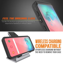 Load image into Gallery viewer, Galaxy S10 Waterproof Case, Punkcase [KickStud Series] Armor Cover [Black]
