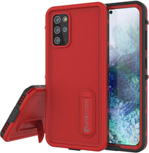 Load image into Gallery viewer, Galaxy S20+ Plus Waterproof Case, Punkcase [KickStud Series] Armor Cover [Red]
