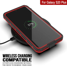 Load image into Gallery viewer, Galaxy S20+ Plus Waterproof Case, Punkcase [KickStud Series] Armor Cover [Red]
