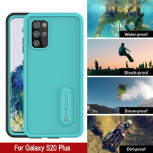 Load image into Gallery viewer, Galaxy S20+ Plus Waterproof Case, Punkcase [KickStud Series] Armor Cover [Teal]
