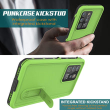 Load image into Gallery viewer, Galaxy S20 Ultra Waterproof Case, Punkcase [KickStud Series] Armor Cover [Light Green]
