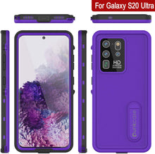 Load image into Gallery viewer, Galaxy S20 Ultra Waterproof Case, Punkcase [KickStud Series] Armor Cover [Purple]
