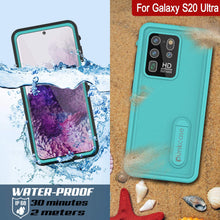 Load image into Gallery viewer, Galaxy S20 Ultra Waterproof Case, Punkcase [KickStud Series] Armor Cover [Teal]
