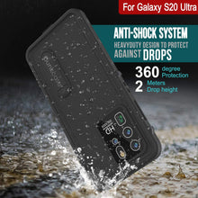 Load image into Gallery viewer, Galaxy S20 Ultra Waterproof Case, Punkcase [KickStud Series] Armor Cover [Black]

