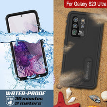 Load image into Gallery viewer, Galaxy S20 Ultra Waterproof Case, Punkcase [KickStud Series] Armor Cover [Black]
