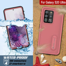 Load image into Gallery viewer, Galaxy S20 Ultra Waterproof Case, Punkcase [KickStud Series] Armor Cover [Pink]

