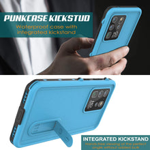 Load image into Gallery viewer, Galaxy S20 Ultra Waterproof Case, Punkcase [KickStud Series] Armor Cover [Light Blue]
