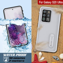 Load image into Gallery viewer, Galaxy S20 Ultra Waterproof Case, Punkcase [KickStud Series] Armor Cover [White]
