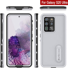 Load image into Gallery viewer, Galaxy S20 Ultra Waterproof Case, Punkcase [KickStud Series] Armor Cover [White]
