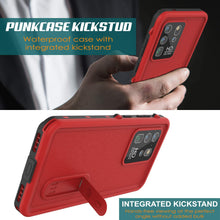 Load image into Gallery viewer, Galaxy S20 Ultra Waterproof Case, Punkcase [KickStud Series] Armor Cover [Red]
