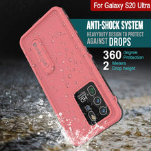 Load image into Gallery viewer, Galaxy S20 Ultra Waterproof Case, Punkcase [KickStud Series] Armor Cover [Pink]
