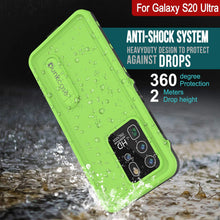 Load image into Gallery viewer, Galaxy S20 Ultra Waterproof Case, Punkcase [KickStud Series] Armor Cover [Light Green]

