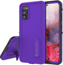 Load image into Gallery viewer, Galaxy S20 Waterproof Case, Punkcase [KickStud Series] Armor Cover [Purple]
