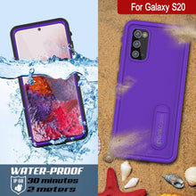 Load image into Gallery viewer, Galaxy S20 Waterproof Case, Punkcase [KickStud Series] Armor Cover [Purple]
