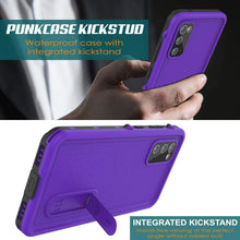 Load image into Gallery viewer, Galaxy S20 Waterproof Case, Punkcase [KickStud Series] Armor Cover [Purple]
