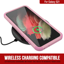Load image into Gallery viewer, Punkcase for Galaxy S21 5G Belt Clip Multilayer Holster Case [Patron Series] [Pink]
