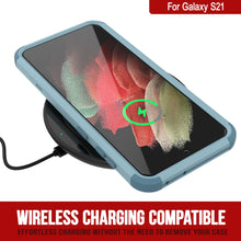 Load image into Gallery viewer, Punkcase for Galaxy S21 5G Belt Clip Multilayer Holster Case [Patron Series] [Mint]
