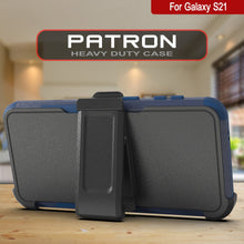 Load image into Gallery viewer, Punkcase for Galaxy S21 5G Belt Clip Multilayer Holster Case [Patron Series] [Navy]
