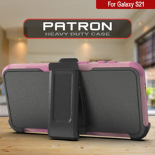Load image into Gallery viewer, Punkcase for Galaxy S21 5G Belt Clip Multilayer Holster Case [Patron Series] [Pink]

