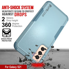 Load image into Gallery viewer, Punkcase for Galaxy S21 5G Belt Clip Multilayer Holster Case [Patron Series] [Mint]
