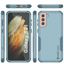 Load image into Gallery viewer, Punkcase for Galaxy S21 5G Belt Clip Multilayer Holster Case [Patron Series] [Mint]
