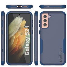 Load image into Gallery viewer, Punkcase for Galaxy S21 5G Belt Clip Multilayer Holster Case [Patron Series] [Navy]
