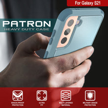 Load image into Gallery viewer, Punkcase for Galaxy S21 5G Belt Clip Multilayer Holster Case [Patron Series] [Mint]
