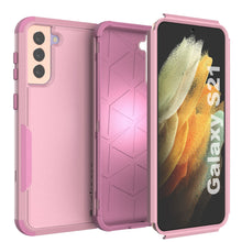 Load image into Gallery viewer, Punkcase for Galaxy S21 5G Belt Clip Multilayer Holster Case [Patron Series] [Pink]
