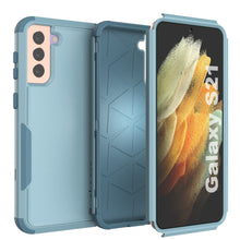 Load image into Gallery viewer, Punkcase for Galaxy S21 5G Belt Clip Multilayer Holster Case [Patron Series] [Mint]

